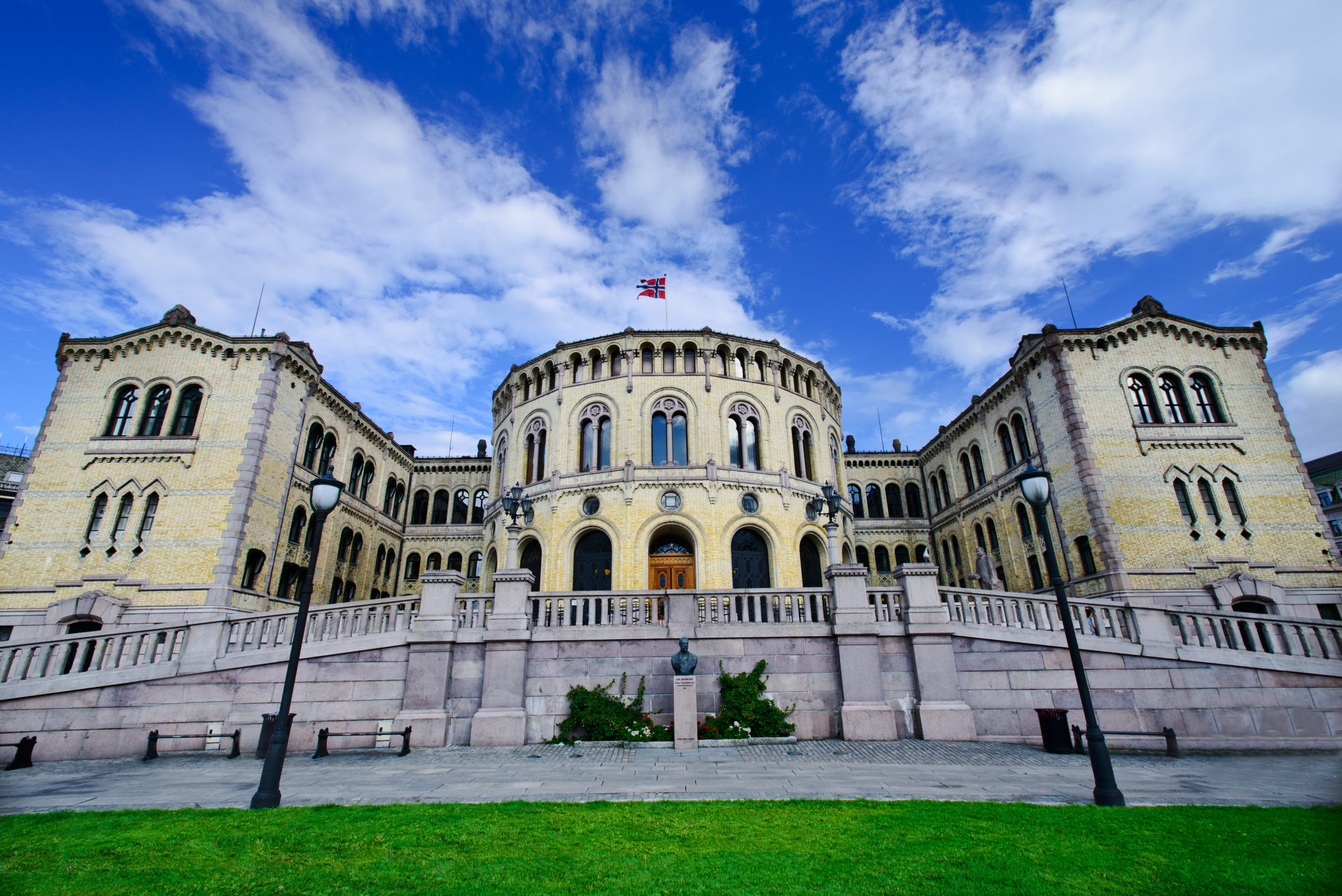 The,Norwegian,Parliament,Building,,Oslo,,Norway